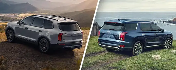 Read more about the article Hyundai Palisade Vs. Kia Telluride?